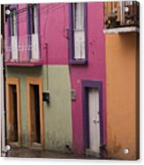 Colorful Mexican Homes Acrylic Print