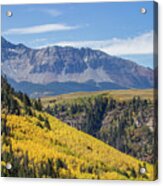 Colorful Mountains Near Telluride Acrylic Print