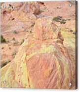 Colorful Sandstone In North Valley Of Fire Acrylic Print