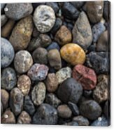 Colorful Stones Acrylic Print