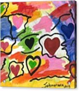 Colors Of The Heart Acrylic Print