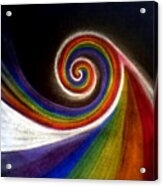 Colorswirl Of Creation Acrylic Print