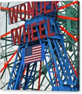 Coney Island's Wonder Wheel Acrylic Print