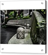 Cool Stone Bench. #nyc #nikon Acrylic Print