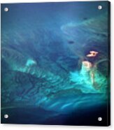 Coral Reef From 28000 Feet Acrylic Print