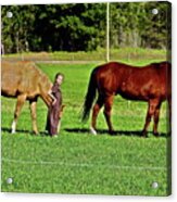 Country Girls Acrylic Print