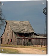 Country Roof Collapse Acrylic Print