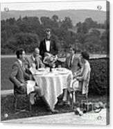 Couples At The Country Club, C.1920-30s Acrylic Print