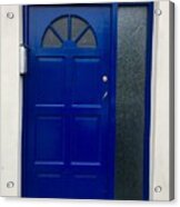 Crooked Blue Door In  Ireland Acrylic Print