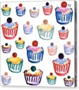 Cupcake Crazy Acrylic Print