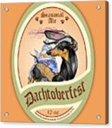 Dachtoberfest Seasonal Ale Acrylic Print