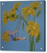 Daisy Days Acrylic Print