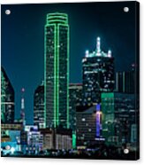 Dallas Skyline Acrylic Print