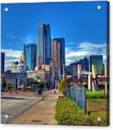 Dallas Skyline Acrylic Print