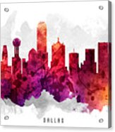 Dallas Texas Cityscape 14 Acrylic Print