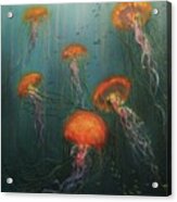Dance Of The Jellyfish Acrylic Print