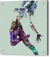 Dancer Watercolor Acrylic Print