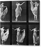 Dancing Woman By Muybridge Acrylic Print