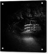 Dark Footbridge Acrylic Print