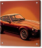 Datsun 240z 1970 Painting Acrylic Print