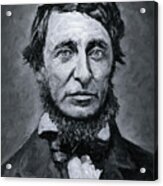 David Henry Thoreau Acrylic Print