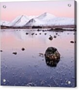 Dawn At Lochan Na H-achlaise Acrylic Print