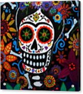 Day Of The Dead Frida Kahlo Painting Acrylic Print