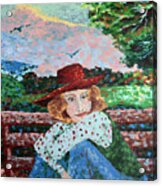 Daydreamer In The Square Acrylic Print