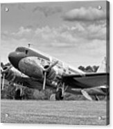 Dc-3 On Grass Acrylic Print