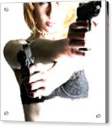 Deadly Blonde Acrylic Print