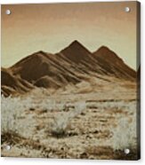 Death Valley Landscape Acrylic Print