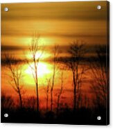 December Sunset Acrylic Print