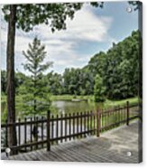 Deck View At Burns Rd Acrylic Print