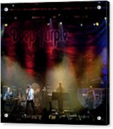 Deep Purple Rock Band On The Stage Acrylic Print