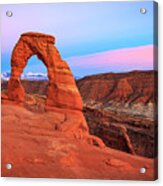 Delicate Arch Sunset Acrylic Print