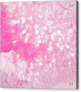 Delicate Pink Agate Acrylic Print