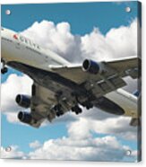 Delta Airlines Boeing 747 Acrylic Print