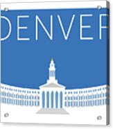Denver City And County Bldg/blue Acrylic Print
