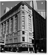 Denver Downtown Bw Acrylic Print