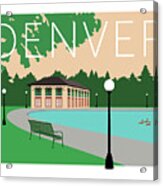 Denver Washington Park/beige Acrylic Print