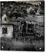 Derelict Farm, Transylvania Acrylic Print