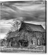 Derelict Farmhouse Scene Acrylic Print