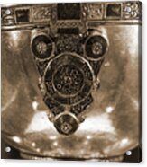 Derrynaflan Silver Chalice Macro Irish Artistic Heritage Sepia Acrylic Print