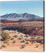 Desert In New Mexico Acrylic Print