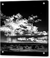 Desert Rainstorm In Southern Acrylic Print