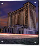 Detroit's Abandoned Michigan Central Station Acrylic Print