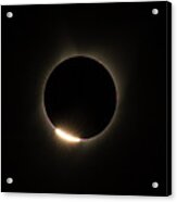 Diamond Ring Eclipse Acrylic Print