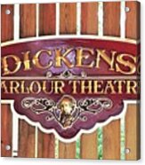 Dickens Parlour Theatre Acrylic Print