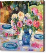 Dining Alfresco Acrylic Print