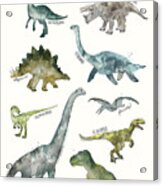 Dinosaurs Acrylic Print